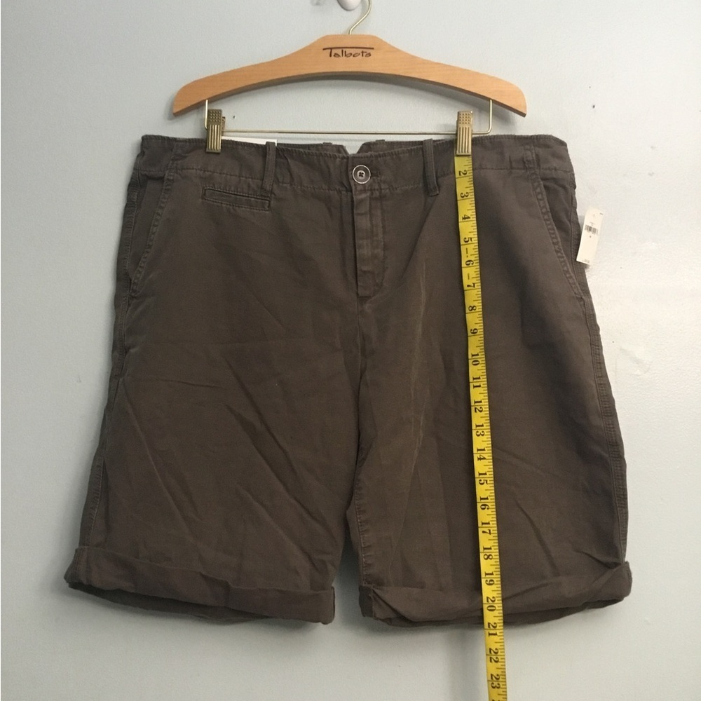 Gp Brown Flat Front Shorts